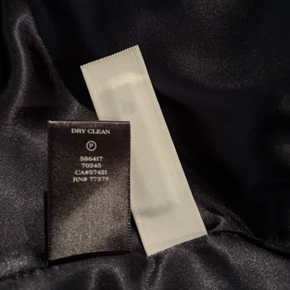 Elegant Faux Fur Coat by ANN TAYLOR in beautiful Navy NWT - Picture 7 of 16